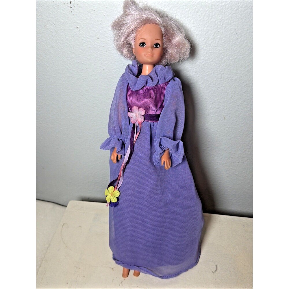 Vintage Creata Barbie flower princess Lisette Fashion Doll purple hair Hong Kong